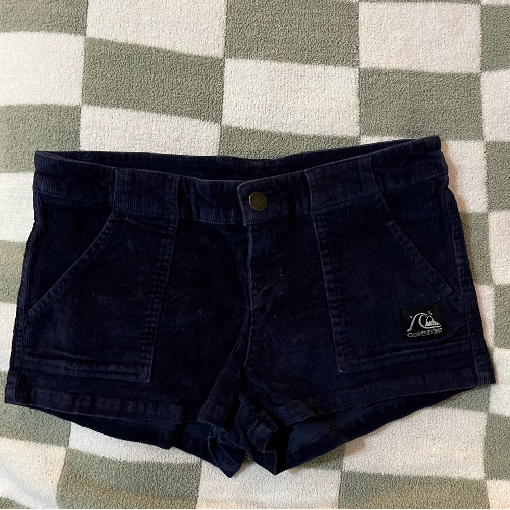 Vintage 2004 Quiksilver woman’s corduroy blue shorts